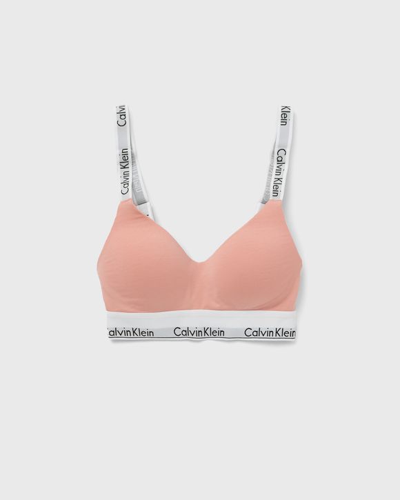 Pink calvin klein bra and underwear online