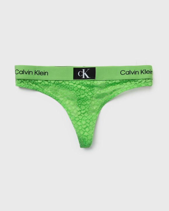 Calvin Klein Underwear MODERN THONG - Thong - green flash/neon
