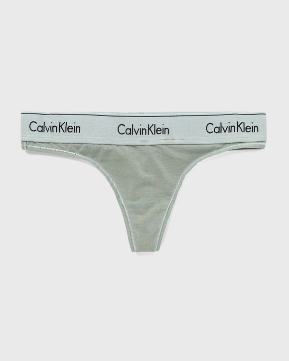 Calvin Klein Underwear WMNS THONG Green - ECO GREEN