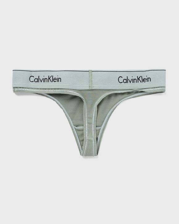 Calvin Klein Underwear WMNS THONG Green - ECO GREEN