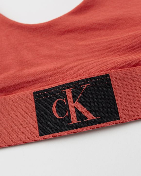 Calvin Klein Orange Unlined Bralette