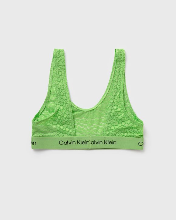 Underwear BSTN Store WMNS Calvin BRALETTE UNLINED | Green Klein