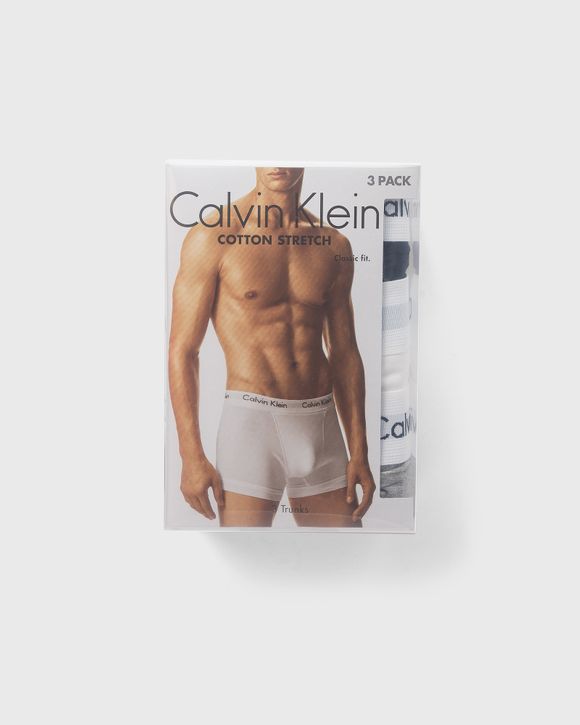 Calvin Klein Cotton Stretch Hip Briefs 3-Pack Black Multi