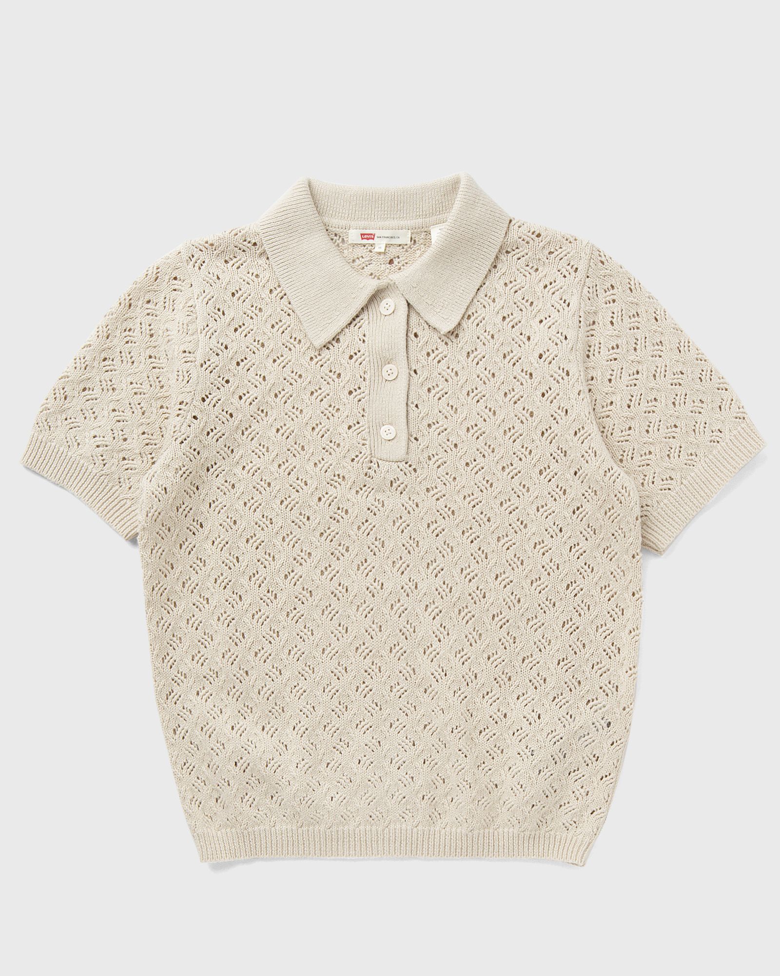 LAVENDER POINTELLE POLO