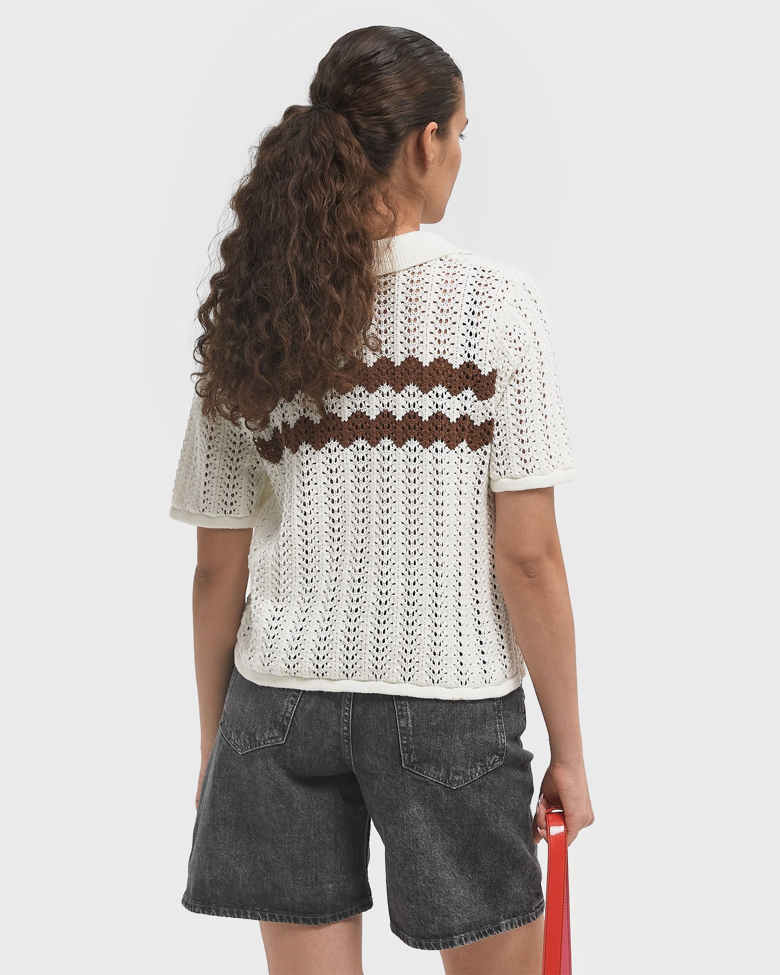 SUNSET CROCHET SHIRT