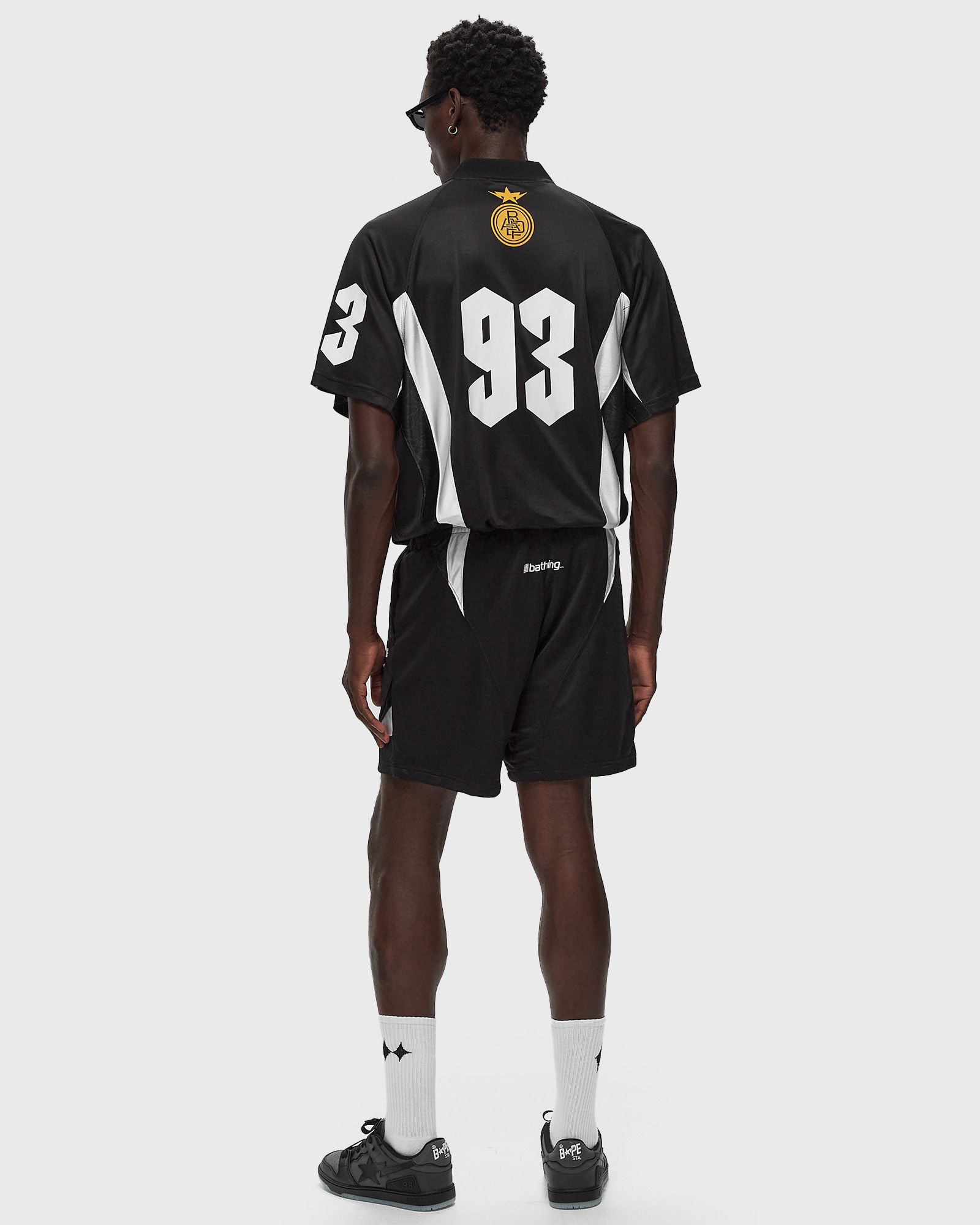 MULTI LOGO RELAXED FIT SOCCER JERSEY