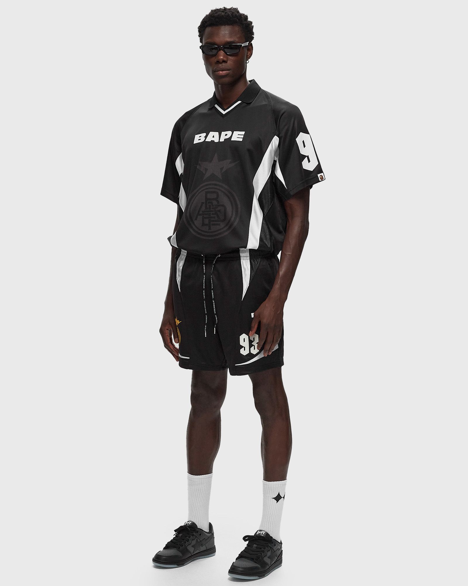 MULTI LOGO RELAXED FIT SOCCER JERSEY