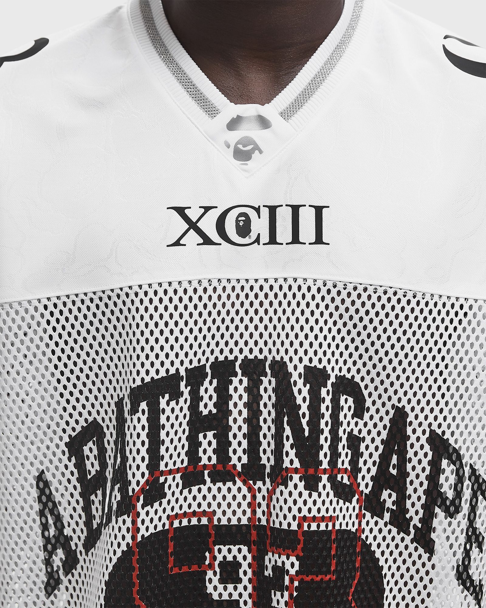 LINE CAMO MULTI LOGO RELAXED FIT FOOTBALL JERSEY