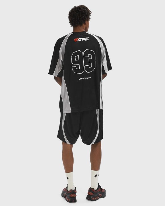 Thumbnail - SOLID CAMO JACQUARD MULTILOGO RELAXED FIT FOOTBALL JERSEY