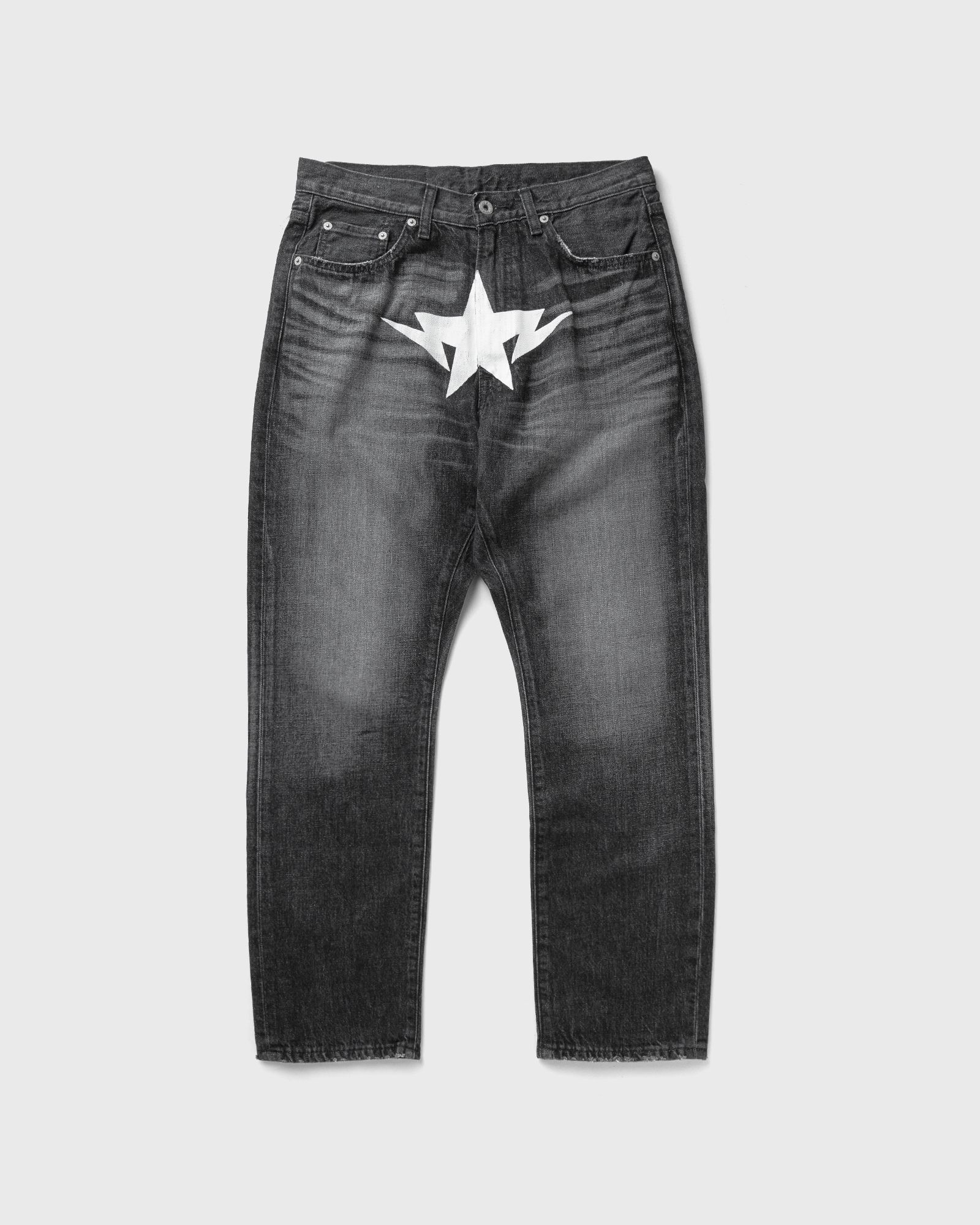 A Bathing Ape TWIN STA RELAXED FIT 13 OZ DENIM PANTS Black | BSTN