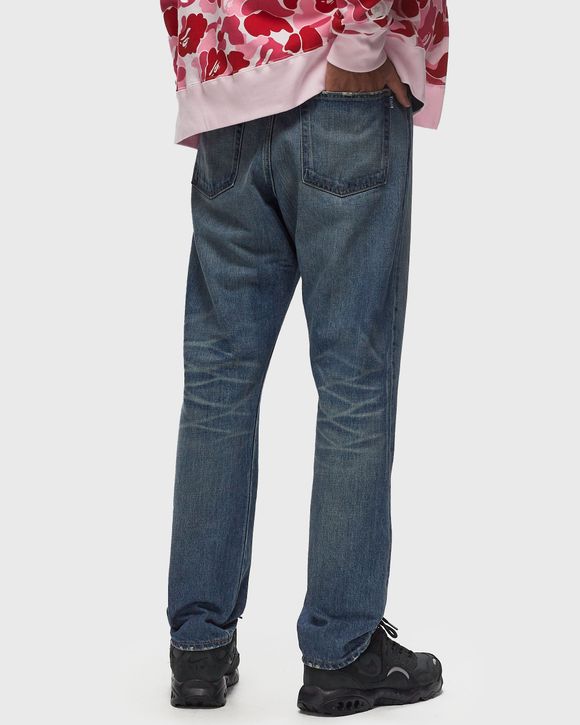 A Bathing Ape ONE POINT REGULAR FIT 13 OZ DENIM PANTS Blue BSTN Store