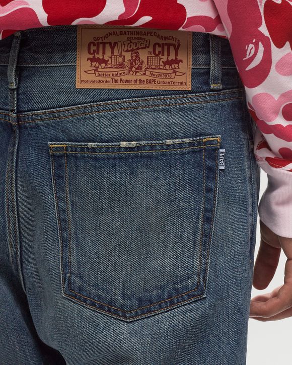 ONE POINT REGULAR FIT 13 OZ DENIM PANTS