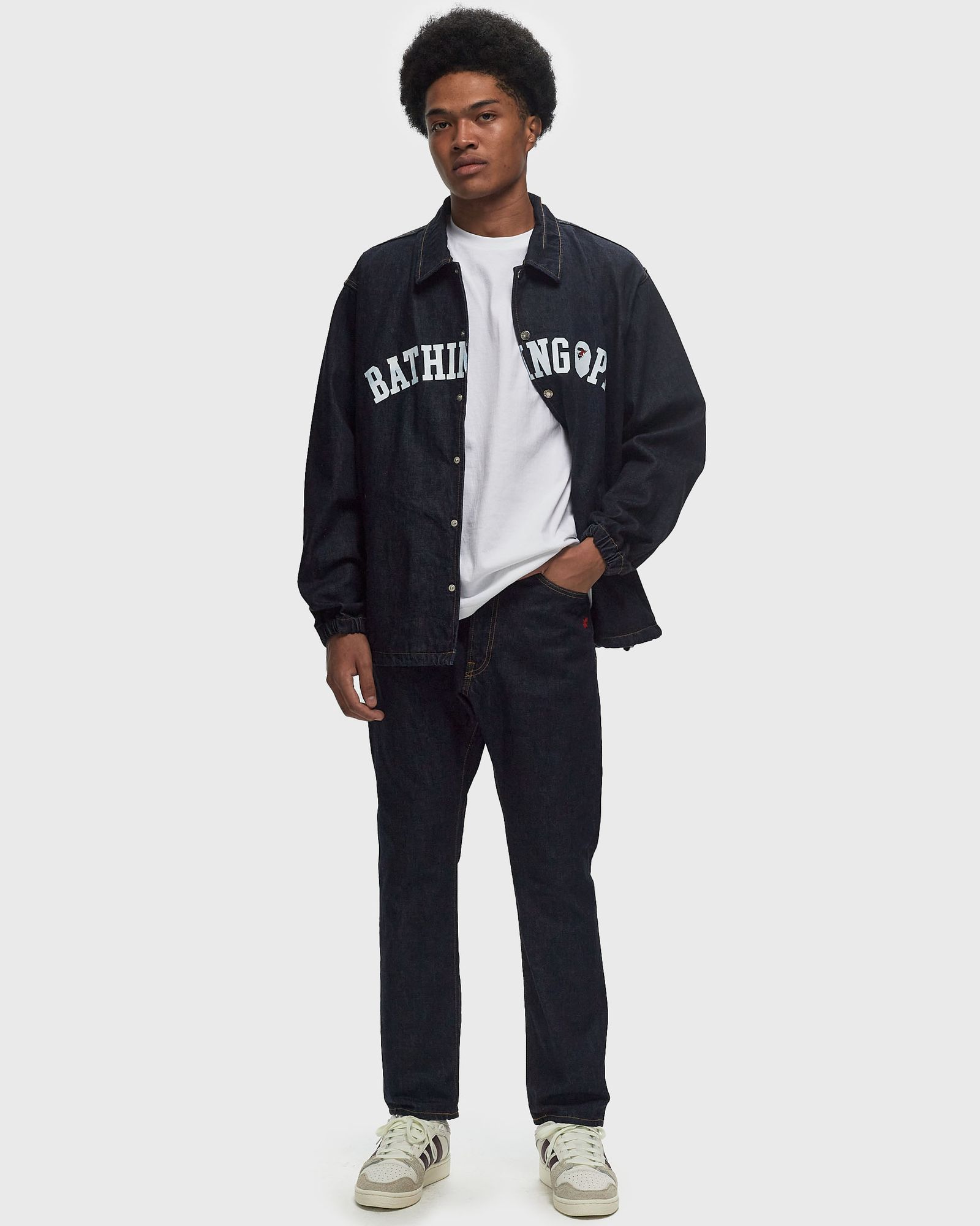 【A BATHING APE】STA PATTERN DENIM バケットハット A BATHING APE】STA PATTERN DENIM バケットハット A BATHING