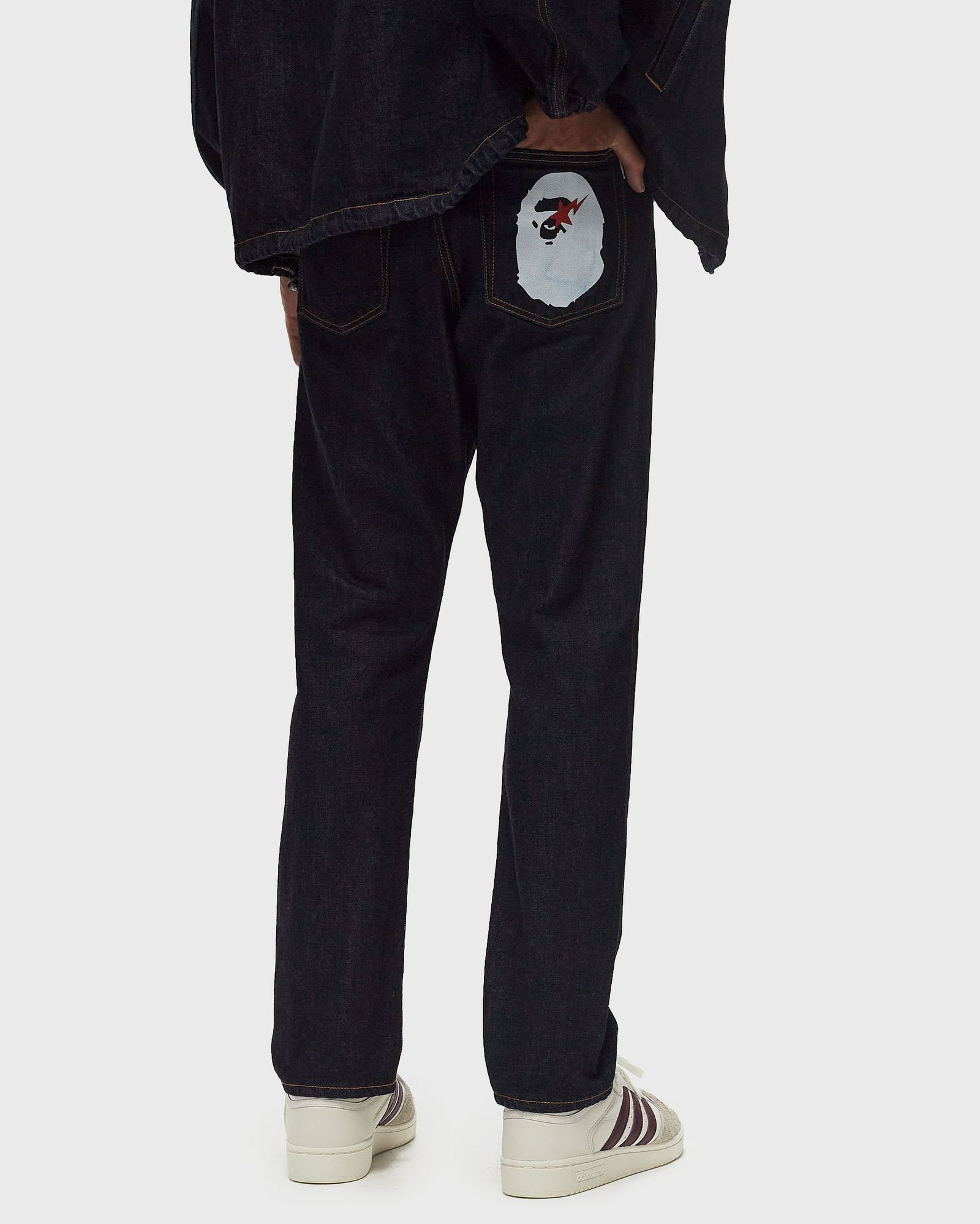 【A BATHING APE】STA PATTERN DENIM バケットハット A BATHING APE】STA PATTERN DENIM バケットハット A BATHING