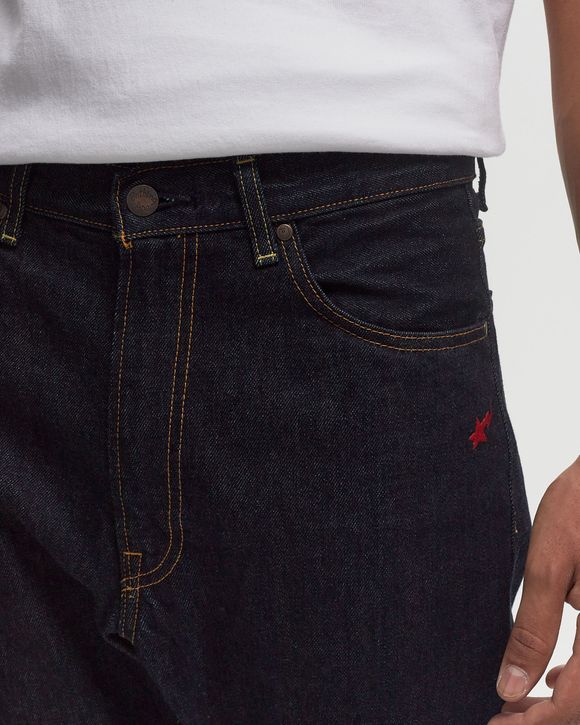 A Bathing Ape Men Bape Relaxed Fit Denim Pants navy indigo