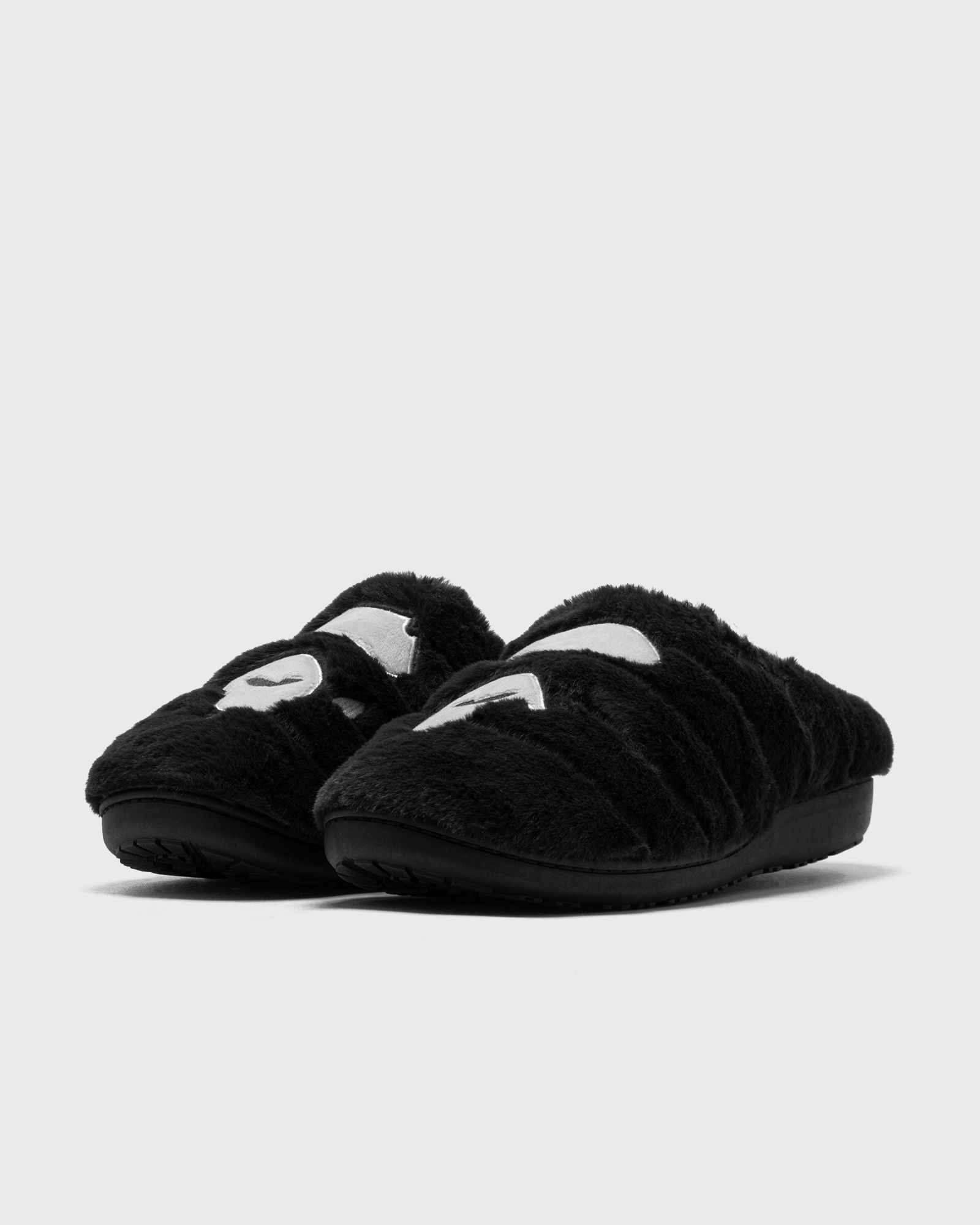 A Bathing Ape BAPE x SUBU APE HEAD PAFFER SANDALS Black