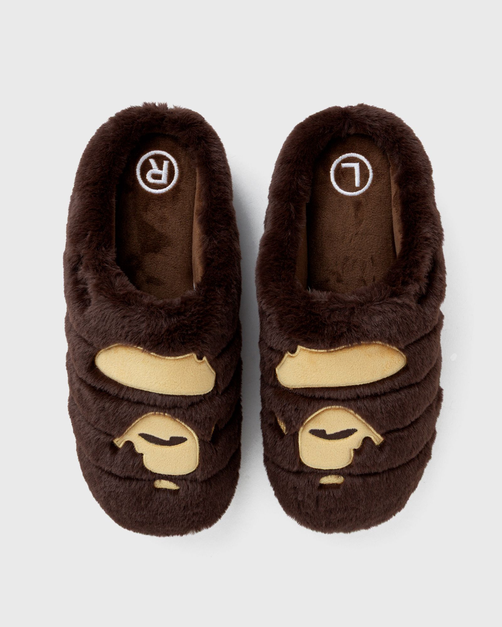 BAPE x SUBU APE HEAD PAFFER SANDALS