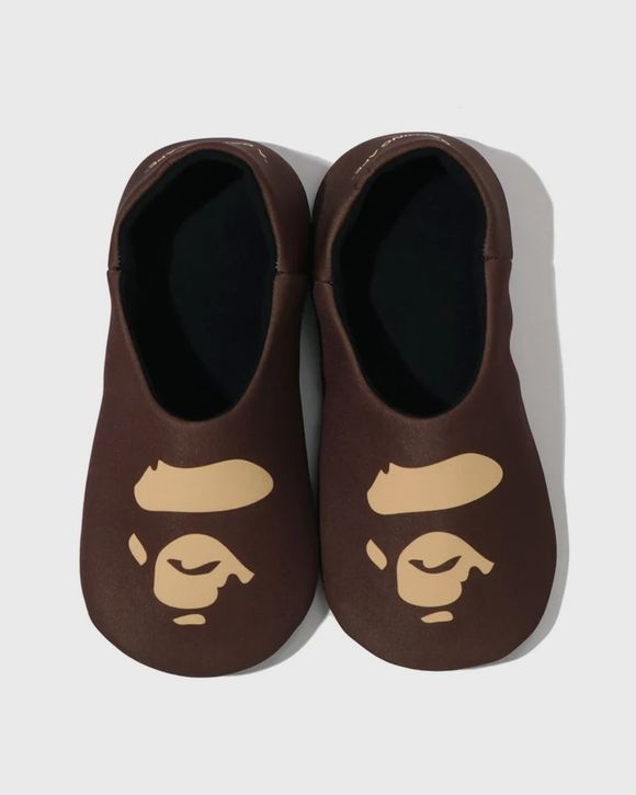 APE HEAD SLIPPERS ＆ POUCH SET M TRAVEL