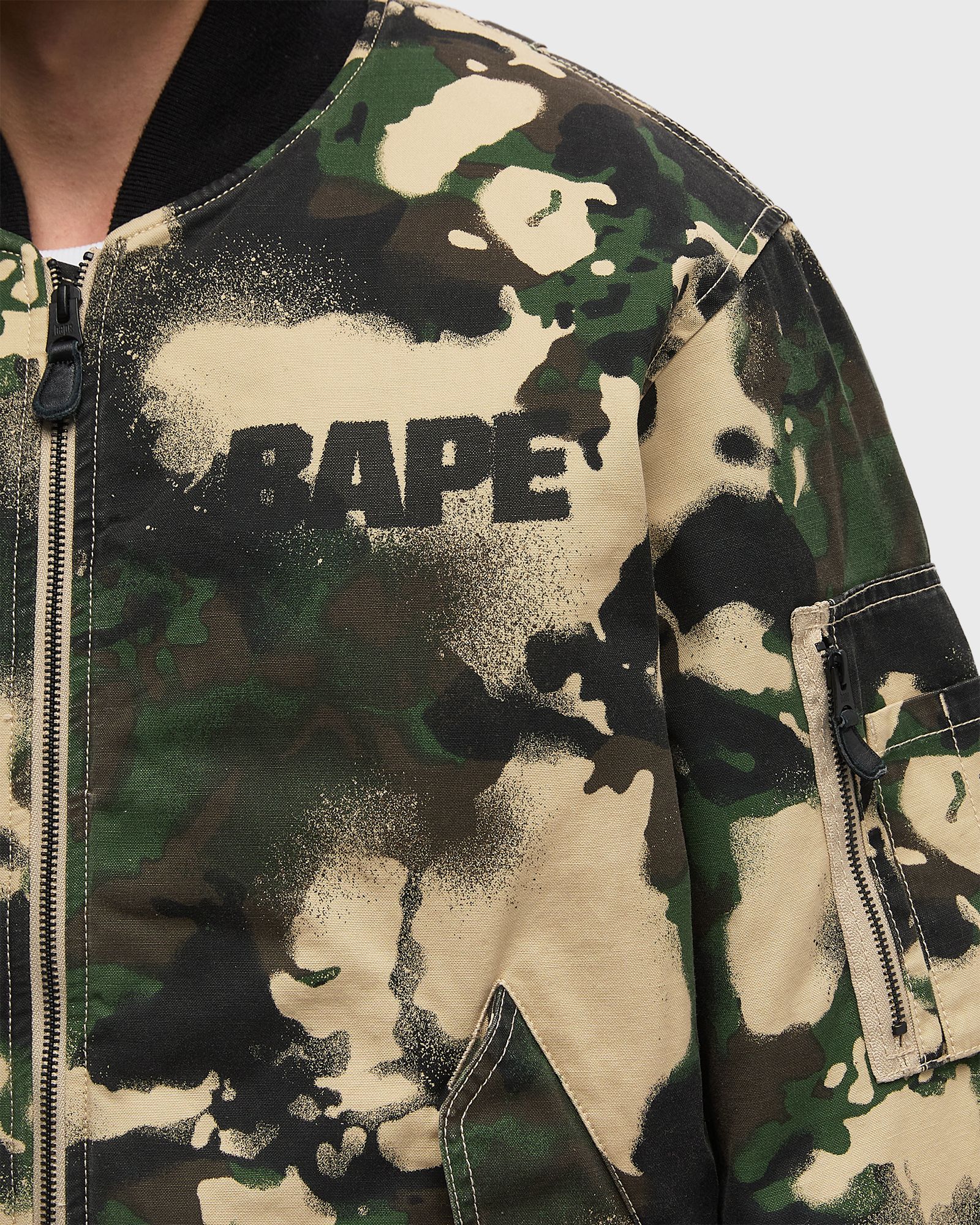 MAP CAMO BOMBER JACKET
