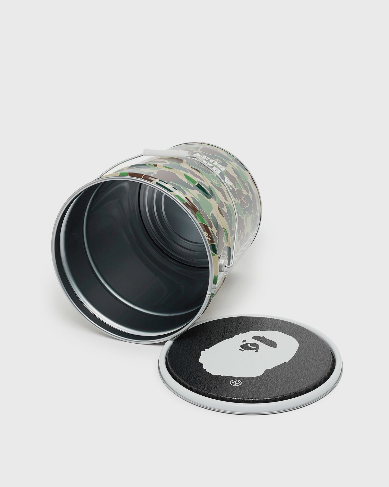 ABC CAMO STEEL CAN STOOL