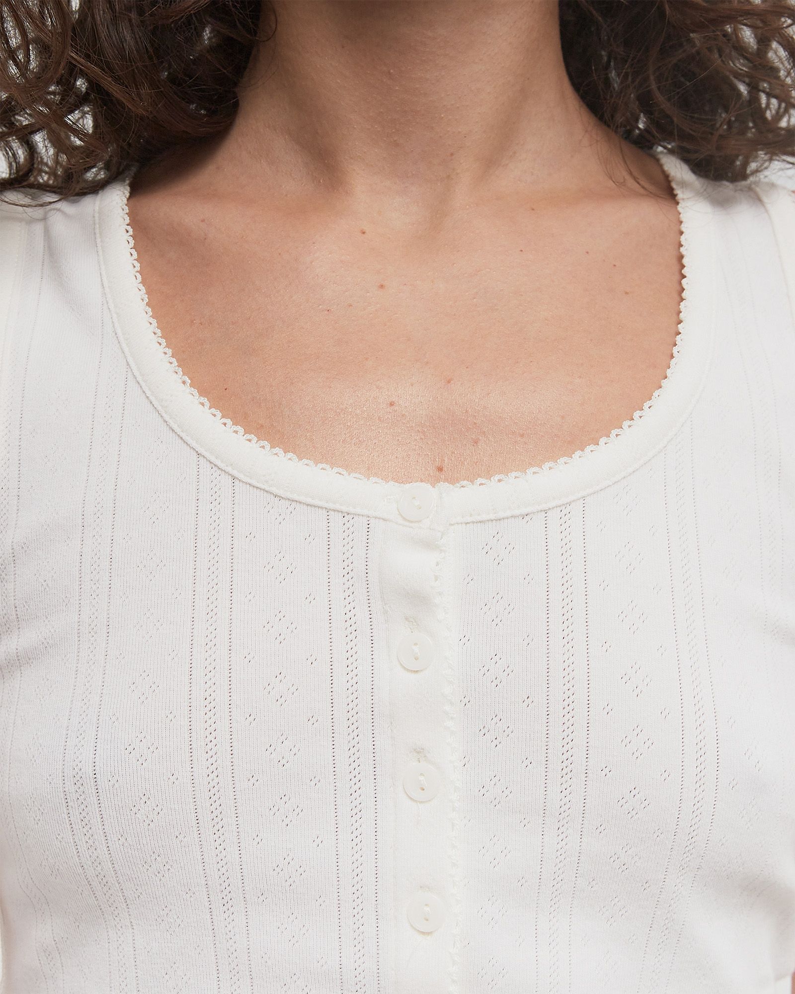 DRY GOODS POINTELLE TANK