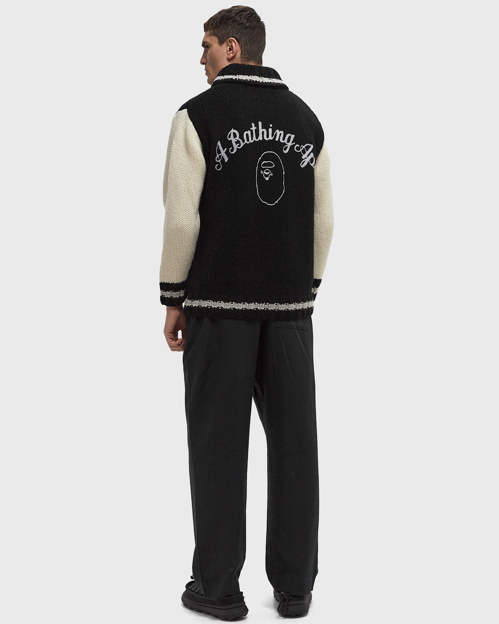 A BATHING APE COWICHAN CARDIGAN
