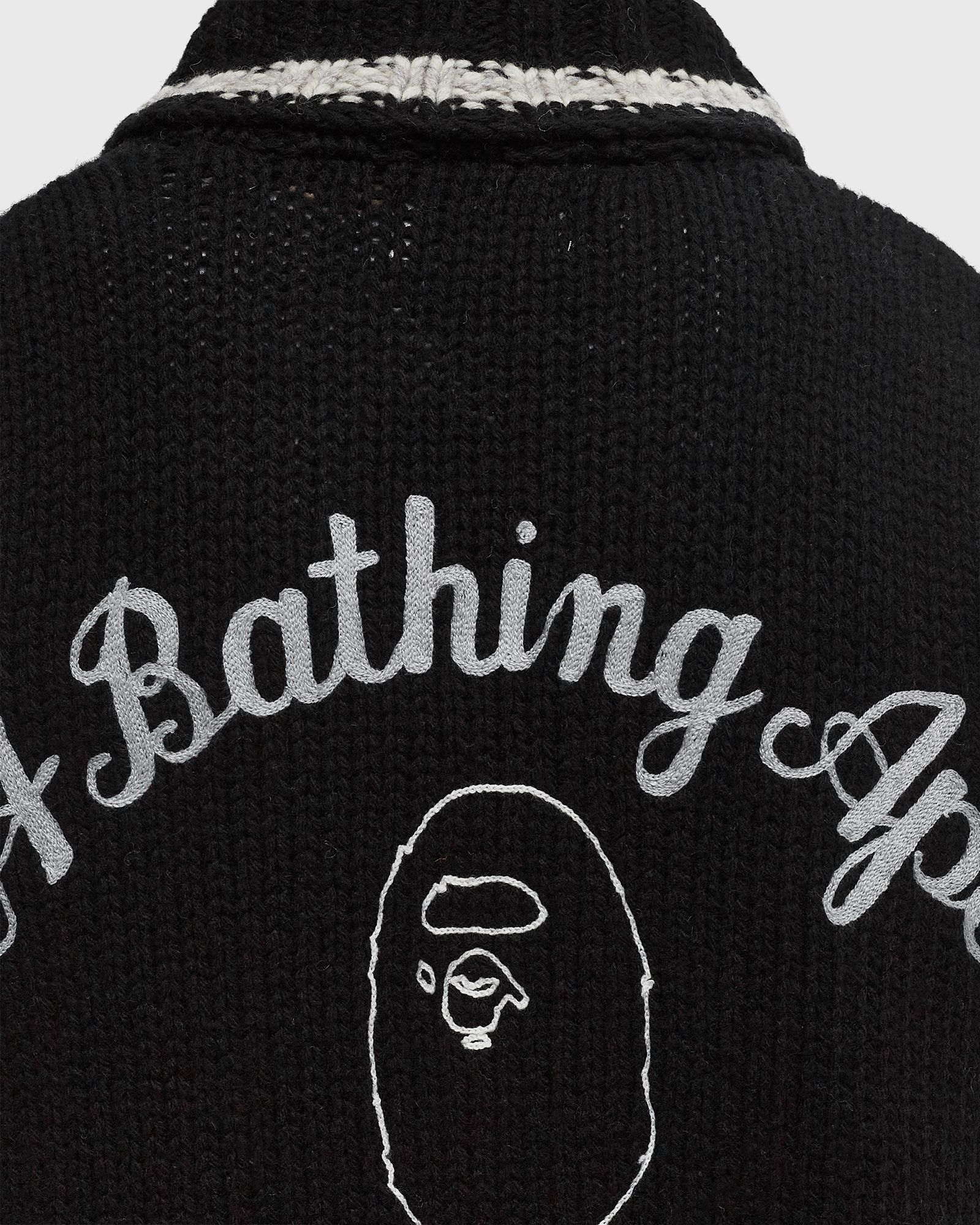 A BATHING APE COWICHAN CARDIGAN