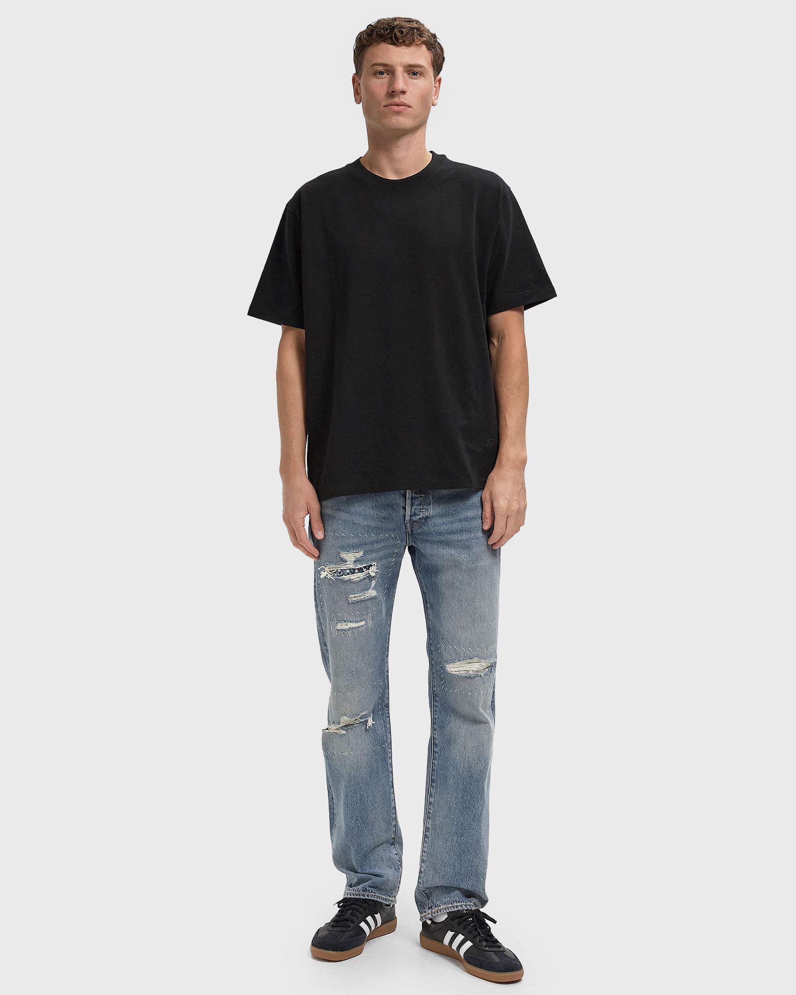 BLUE TAB RELAXED TEE