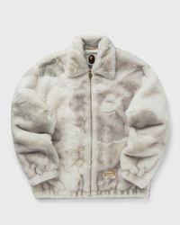 CAMO FLUFFY JACKET