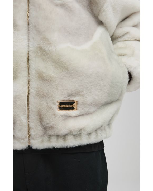 CAMO FLUFFY JACKET