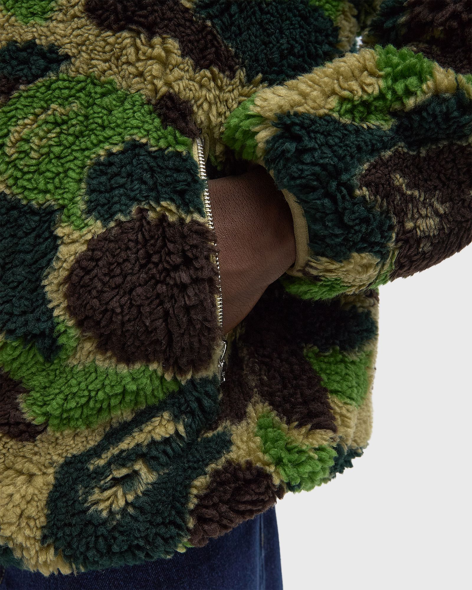 ABC CAMO METAL ONE POINT BOA JACKET