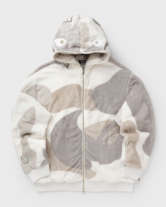 COLOR CAMO SHARK FULL ZIP SHERPA JACKET