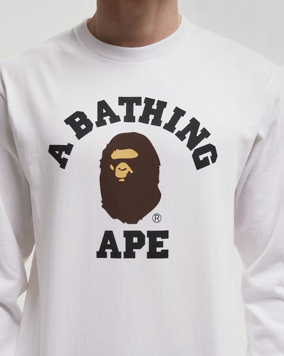 【関送無料】 A BATHING APE COLLEGE LS TEE スウェット A BATHING APE® College Monogram College Relaxed Fit Ls Tee