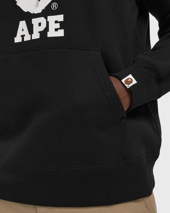 A Bathing Ape COLLEGE PULLOVER HOODIE Black | BSTN Store