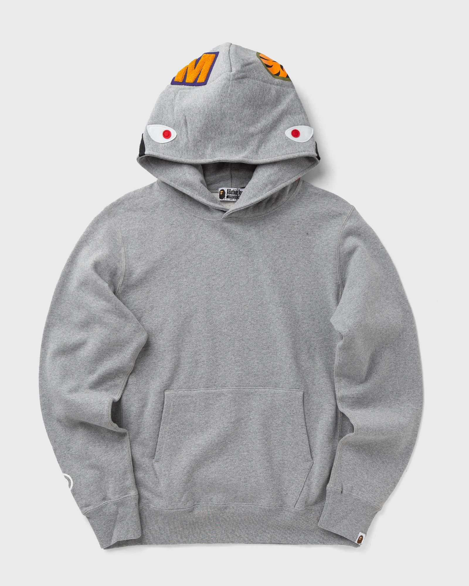 トップス A BATHING APE SHARK PULLOVER HOODIE A Bathing Ape SHARK PULLOVER HOODIE Grey | BSTN Store