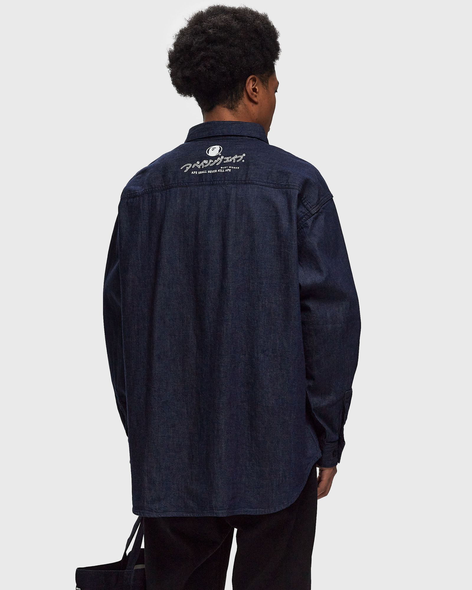 A Bathing Ape デニムシャツ Lサイズ 楽天市場】A BATHING APE ア ベイシング エイプ シャツ
