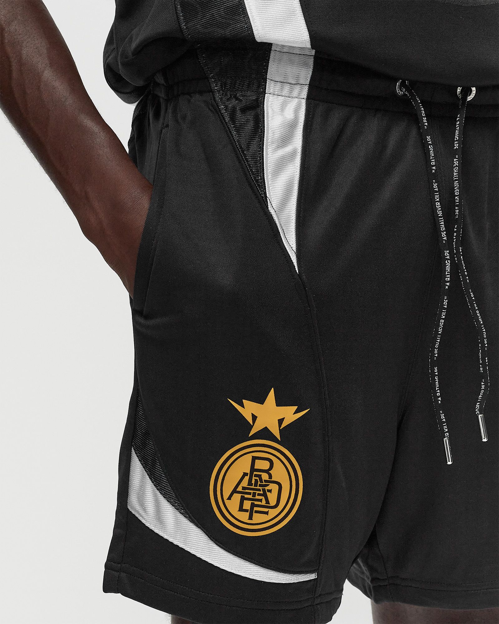 MULTI LOGO RELAXED FIT SOCCER SHORTS