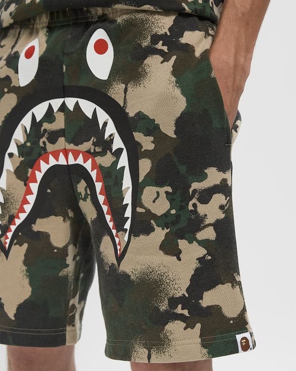 MAP CAMO REGULAR FIT SHARK SWEAT SHORTS