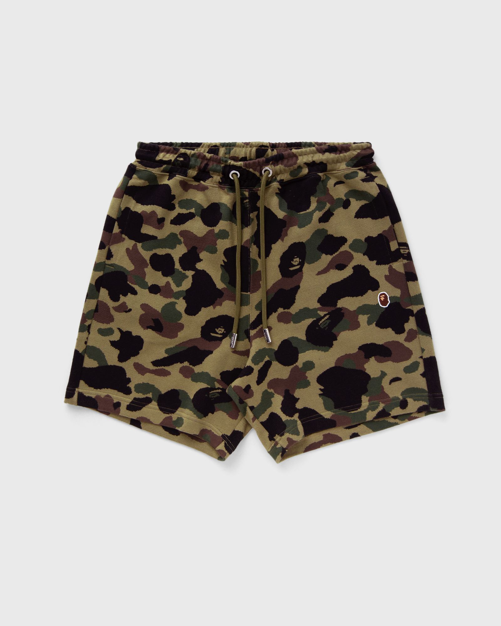 1ST CAMO JACQUARD ONE POINT RELAXED FIT SWEAT SHORTS