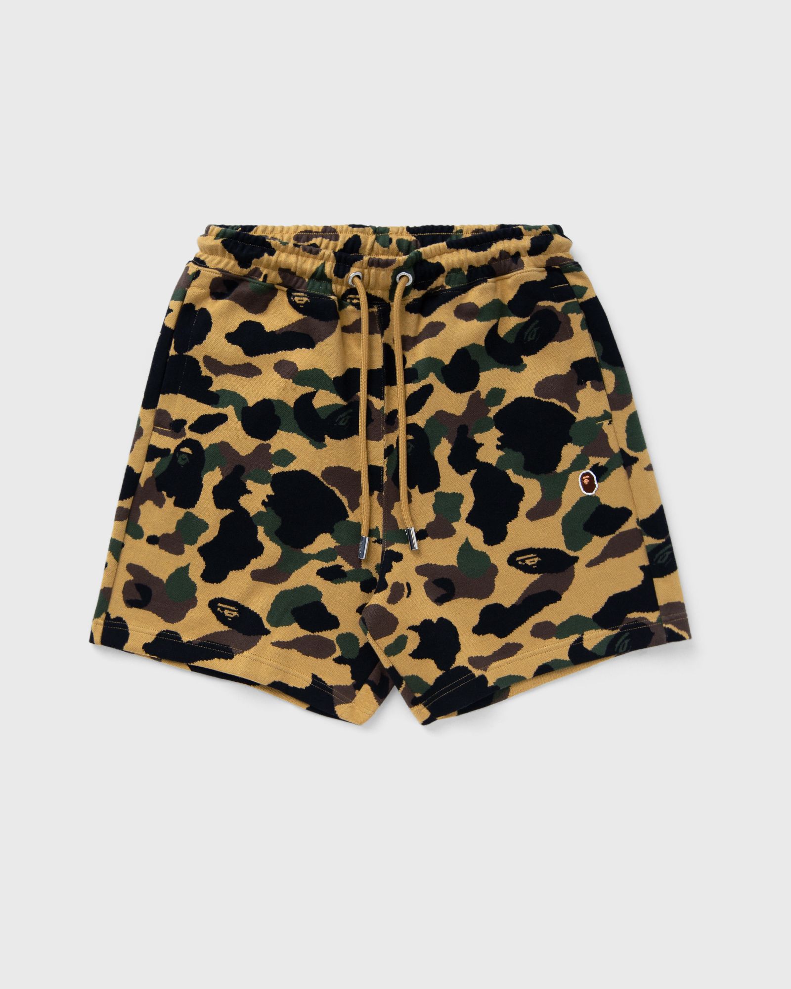 1ST CAMO JACQUARD ONE POINT RELAXED FIT SWEAT SHORTS