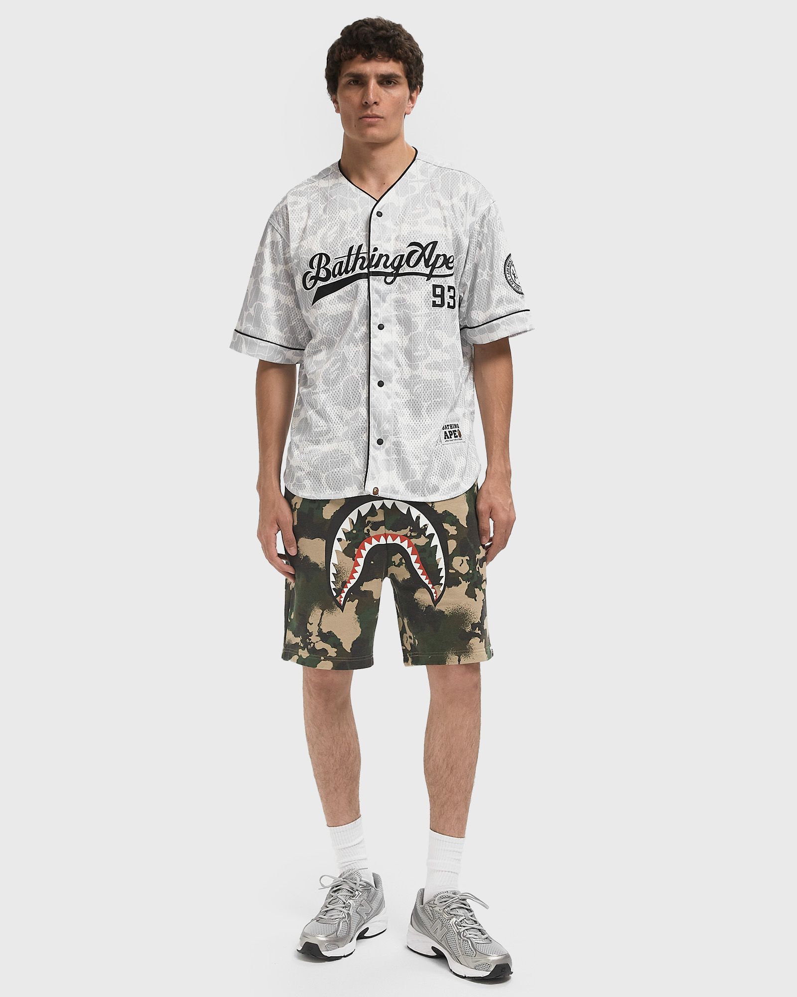 CAMO STRIPE BASEBALL SHIRT