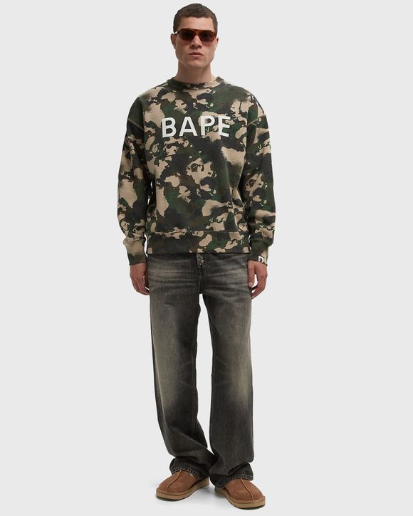 Thumbnail - MAP CAMO CREWNECK RELAXED FIT SWEATSHIRT