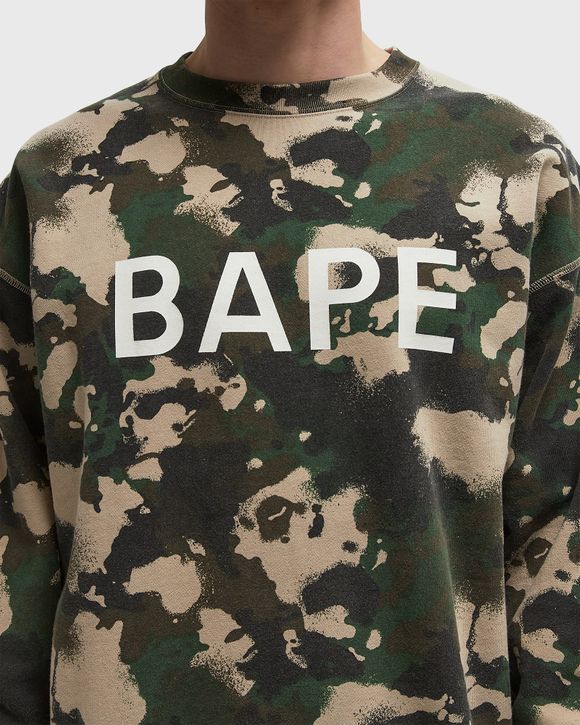 MAP CAMO CREWNECK RELAXED FIT SWEATSHIRT