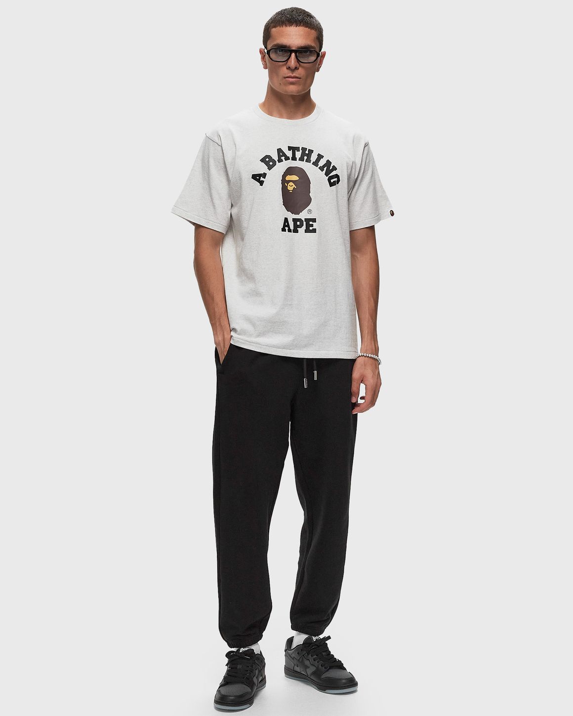 【A BATHING APE】COLLEGE STRIPE TEE 要在庫確認 A BATHING APE｜COLLEGE STRIPE TEE | Rakuten Fashion(楽天