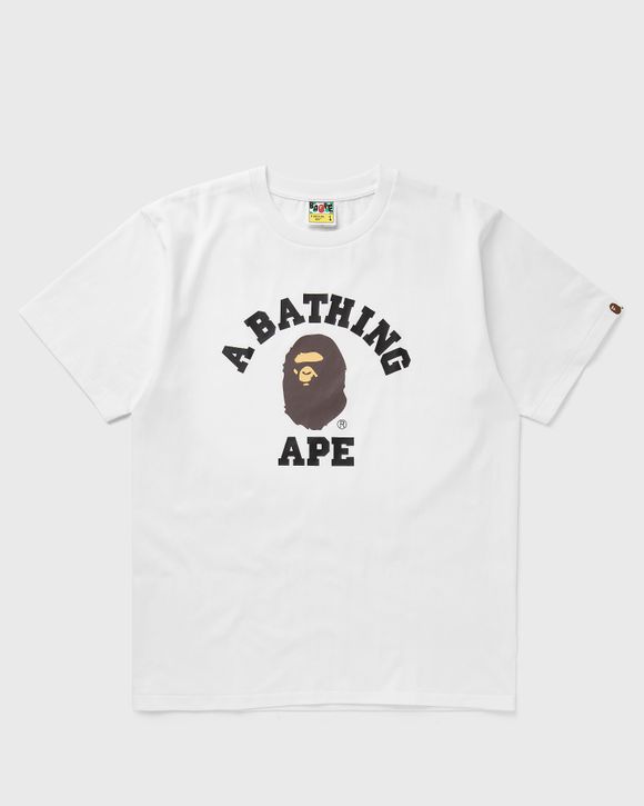 A Bathing Ape COLLEGE TEE White | BSTN Store
