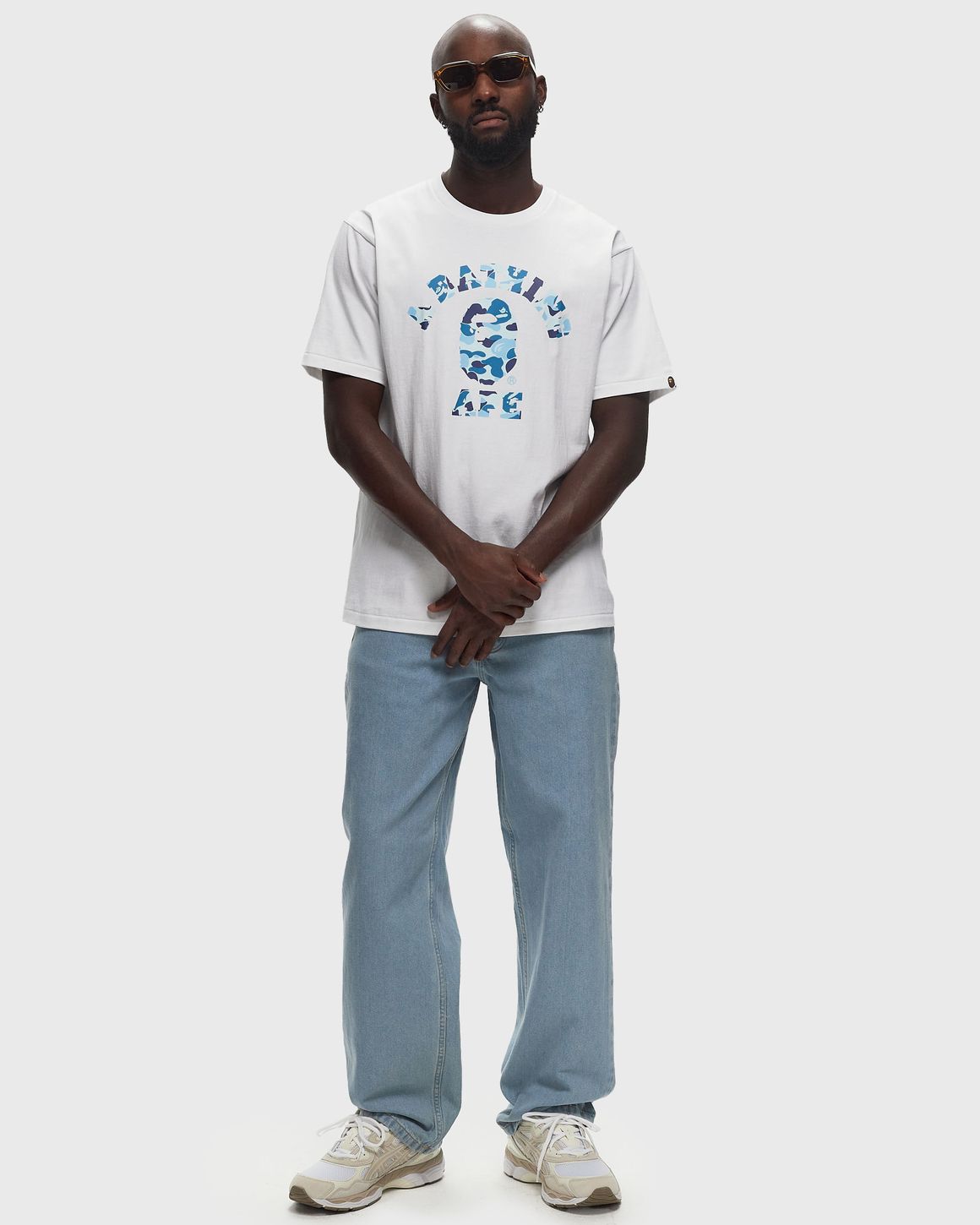 トップス A BATHING APE ABC CAMO COLLEGE MINI TEE ABC CAMO COLLEGE MINI TEE | bape.com