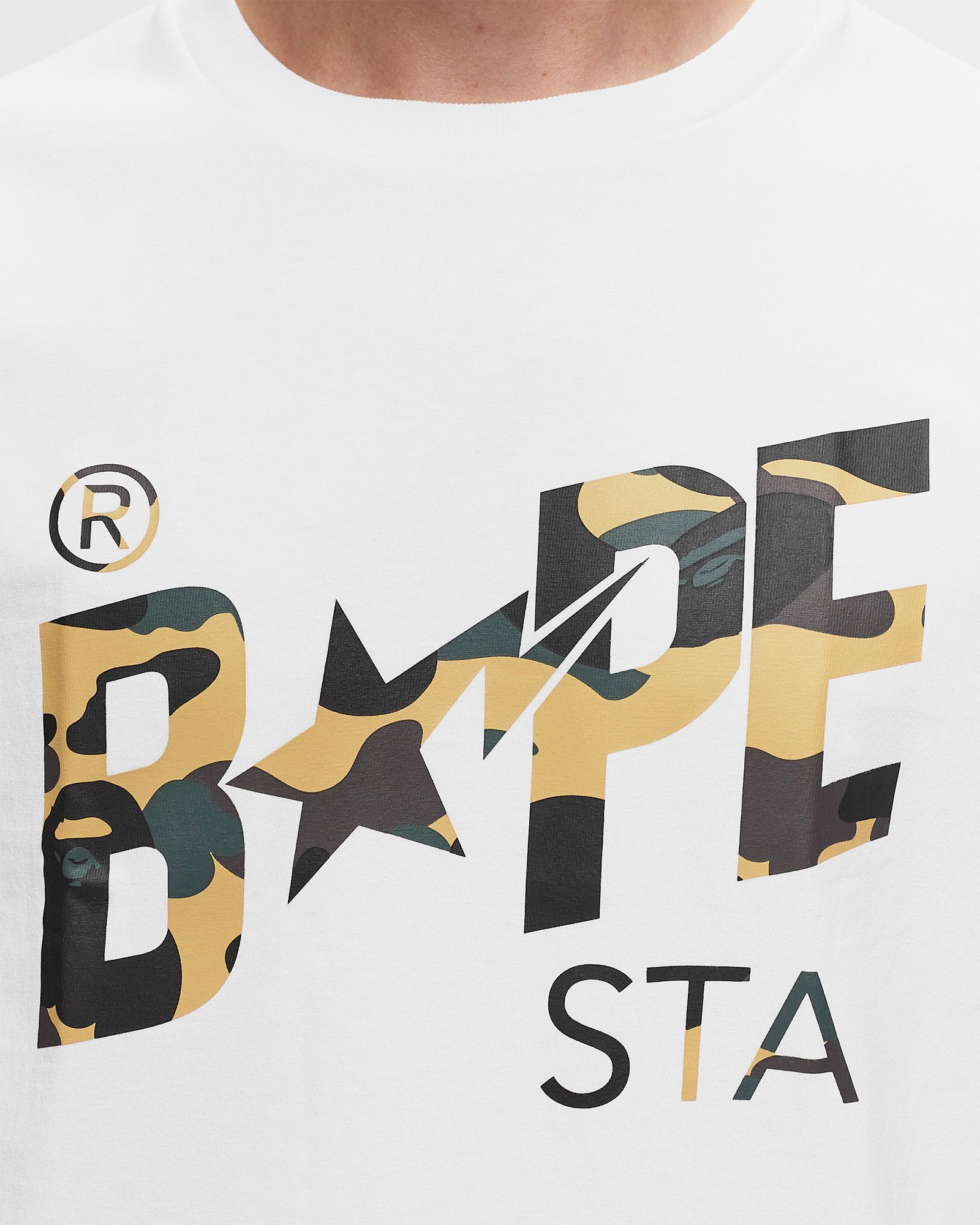 1ST CAMO BAPE STA TEE
