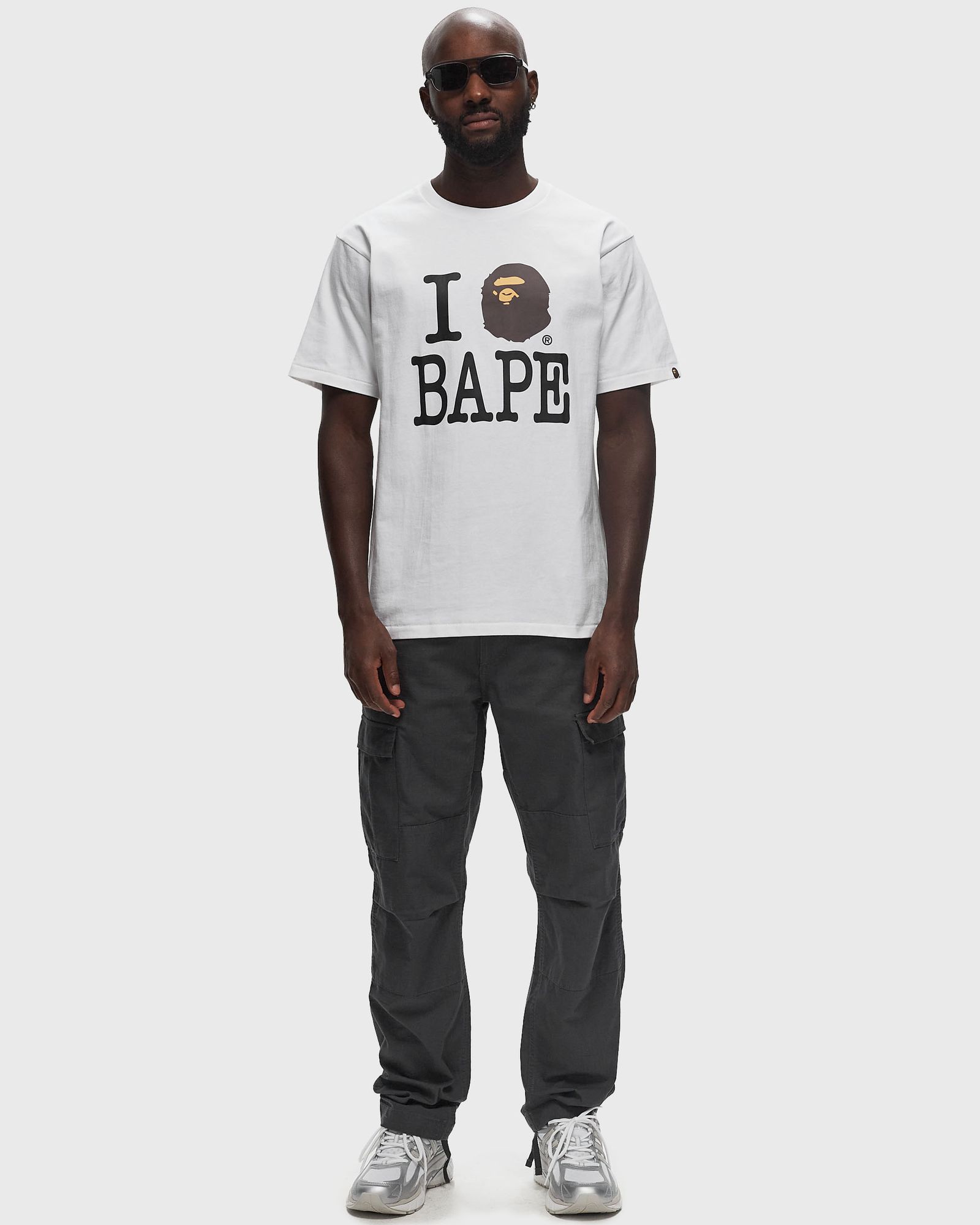 A Bathing Ape I love bape Tシャツ T-shirty męskie A BATHING APE I Love Bape Tee White | Footshop
