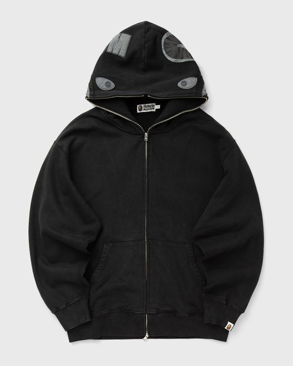 GARMENT DYE SHARK RELAXED FIT FULL ZIP HOODIE