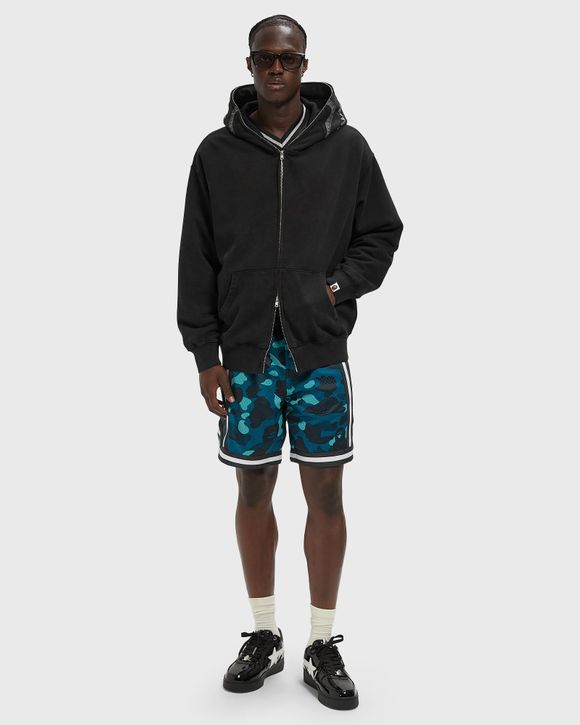 GARMENT DYE SHARK RELAXED FIT FULL ZIP HOODIE